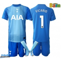 Tottenham Hotspur Guglielmo Vicario #1 Keeper Bortedraktsett Barn 2025-26 Kortermet (+ Korte bukser)